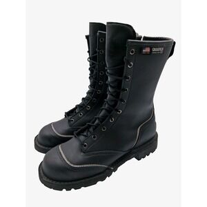 LaCrosse FireTech Maltese II Boots Mens 9 Wide Black Leather Firefighter Work